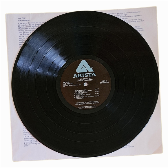 AL STEWART•Time Passages•1978 US (#AB-4190)•Arista - Picture 2 of 8